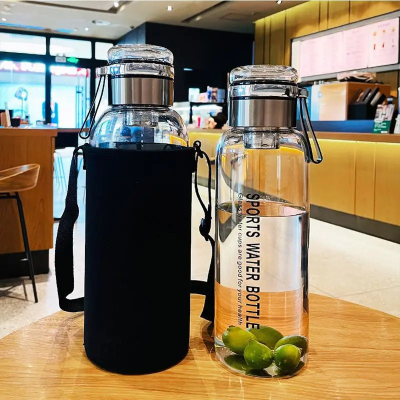 PureFizz™ Premium Glass Hydration Bottle – 1.0L