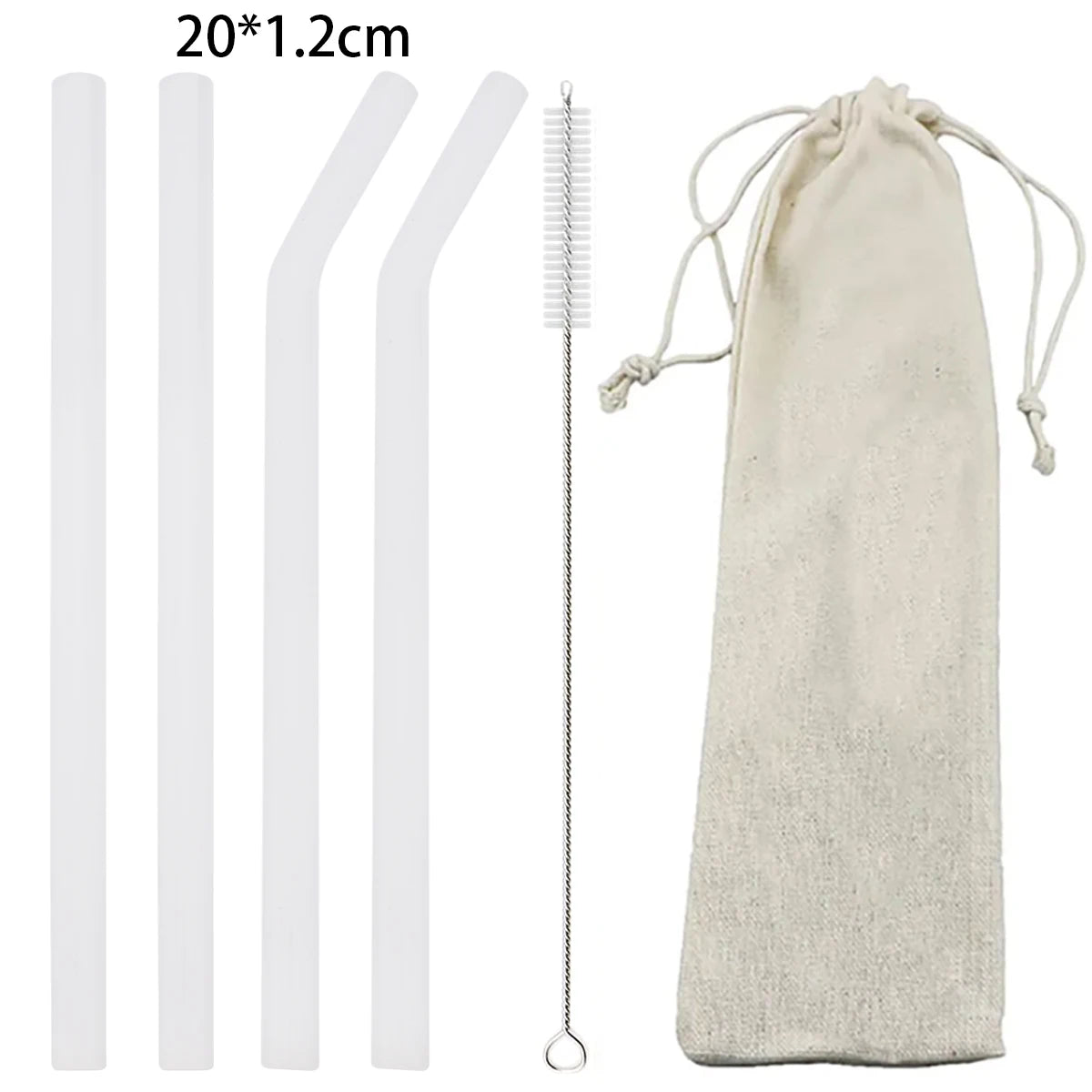 6pcs Reusable High Borosilicate