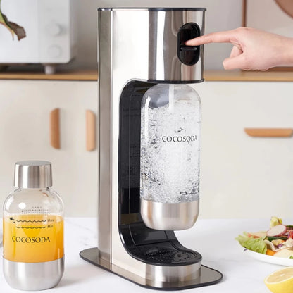 DIY Soda Maker Machine Home Carbonated Water Maker for Cola and Juice Reusable Sparkling Beverage Maker Healthy Homemade Soda